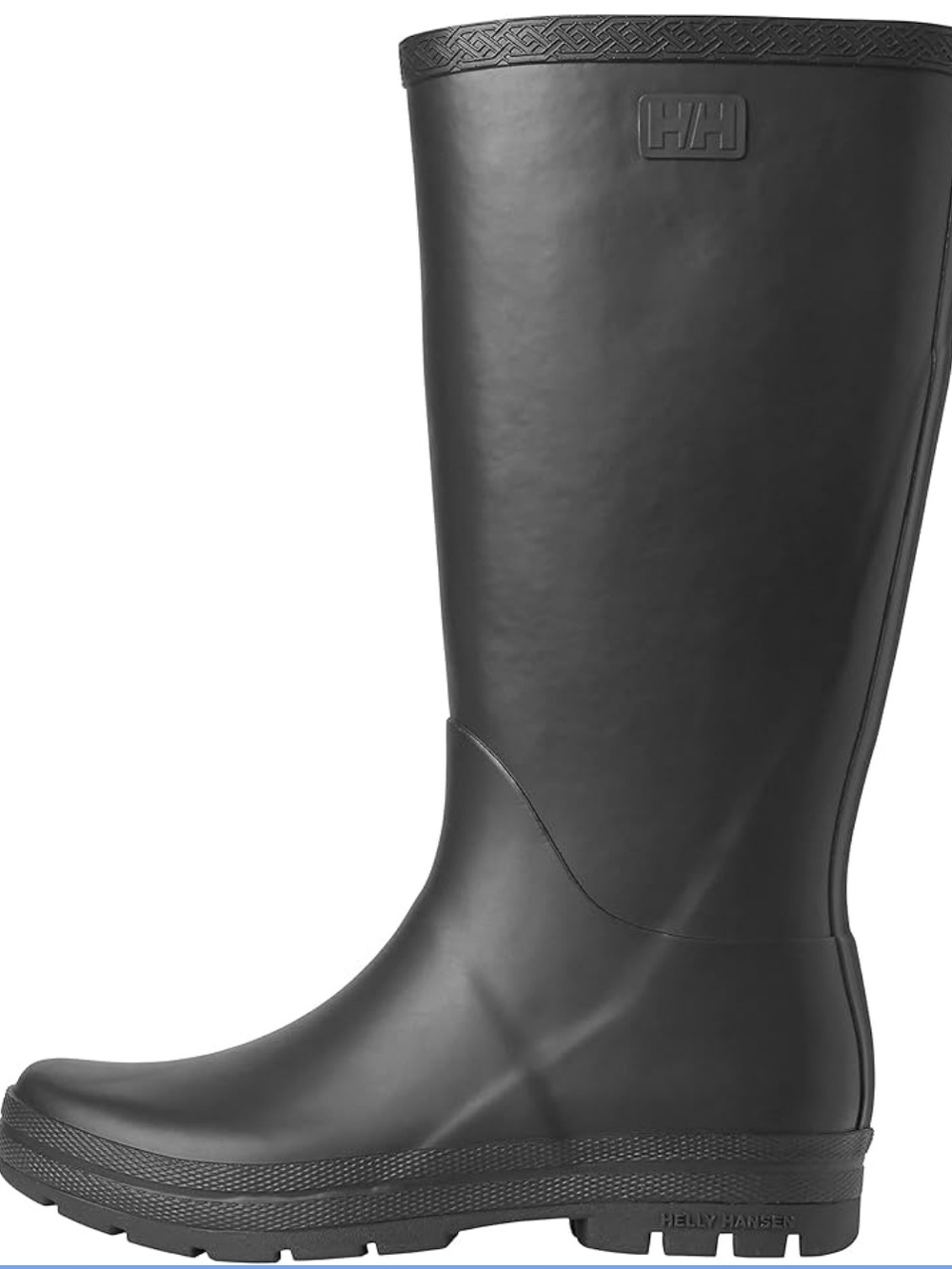 Helly Hansen Black Tall Waterproof Women's Rain Boots Preowned Size 7 Used Once.